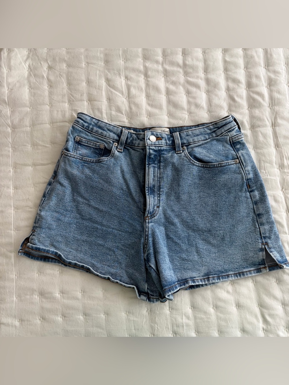 Universal Thread Light Blue High-Rise Denim Shorts